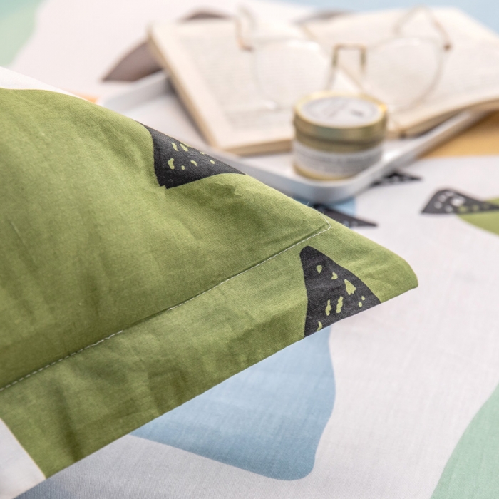 91家纺网 家纺一手货源 找家纺 绵庭 2022新款全棉12868单枕套 时间定格