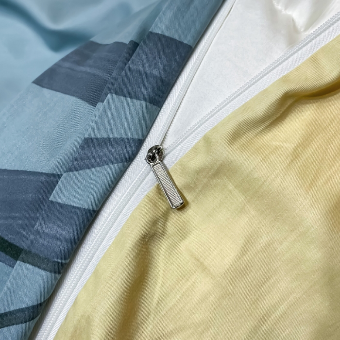 91家纺网 家纺一手货源 找家纺 金爱家 新款大版13372全棉花卉系列四件套清风微漾-绿