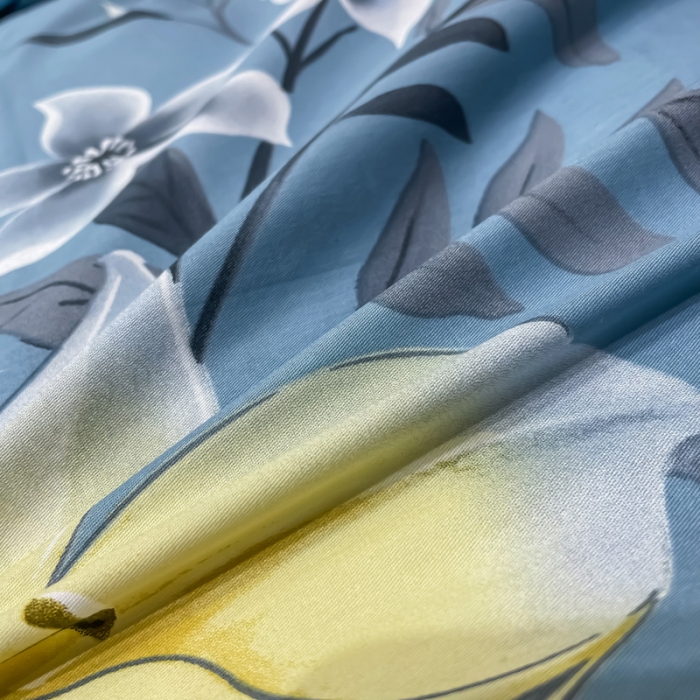 91家纺网 家纺一手货源 找家纺 金爱家 新款大版13372全棉花卉系列四件套姝美之媛-兰