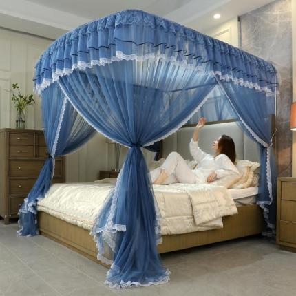 91家纺网 家纺一手货源 找家纺 (总)夏彩 新款加高加大加密加柔伸缩钓鱼竿睡帐88529