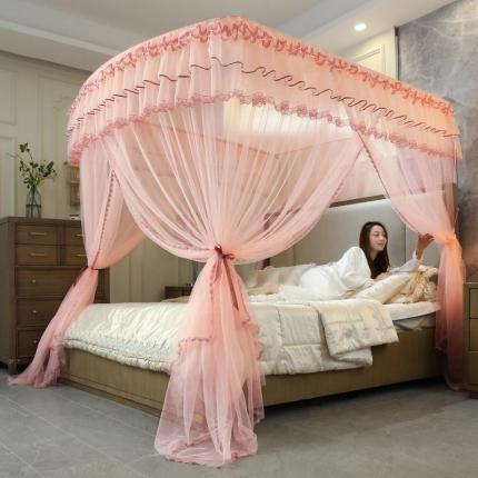 91家纺网 家纺一手货源 找家纺 (总)夏彩 新款加高加大加密加柔伸缩钓鱼竿睡帐88529