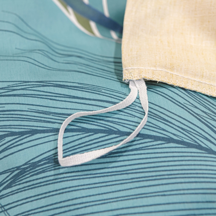 91家纺网 家纺一手货源 找家纺 金爱家 新款大版13372全棉花卉系列四件套月光之梦-绿