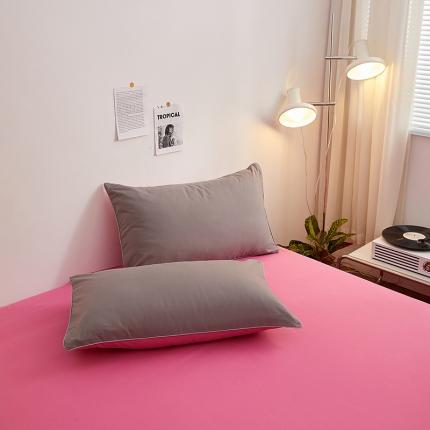 91家纺网 家纺一手货源 找家纺 （总）蓝淋 2022新款亲肤磨毛枕套一对