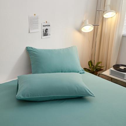 91家纺网 家纺一手货源 找家纺 （总）蓝淋 2022新款亲肤磨毛枕套一对,豆绿色,豆沙色,米黄色,浅豆沙色,浅灰色,浅绿色,深色青,水绿色,天蓝色,驼色,西红色,杏黄,银灰色,玉色,紫色