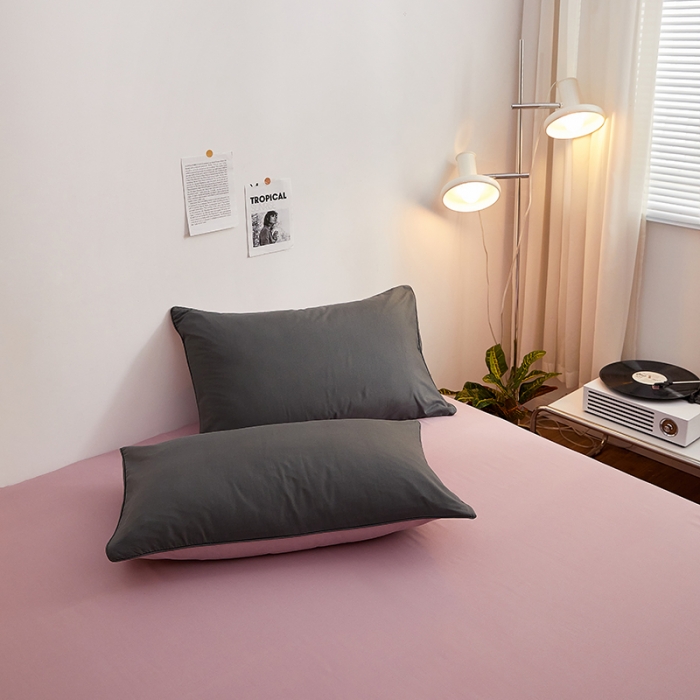 91家纺网 家纺一手货源 找家纺 （总）蓝淋 2022新款亲肤磨毛枕套一对