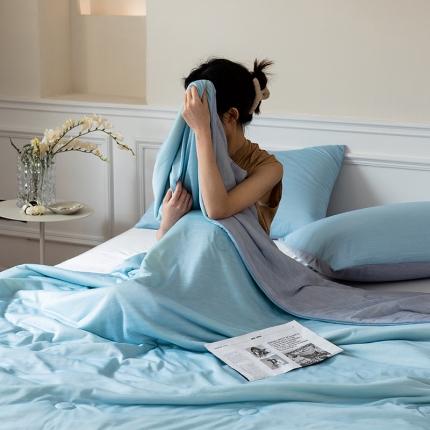 91家纺网 家纺一手货源 找家纺 （总）寐眠 2022新款冰丝凉感大豆夏被