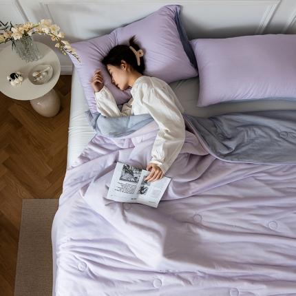 91家纺网 家纺一手货源 找家纺 （总）寐眠 2022新款冰丝凉感大豆夏被