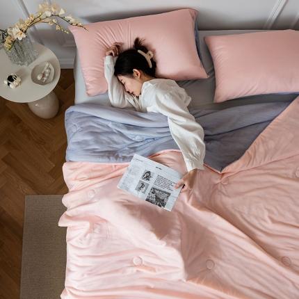 91家纺网 家纺一手货源 找家纺 （总）寐眠 2022新款冰丝凉感大豆夏被