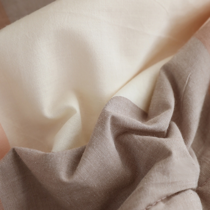 91家纺网 家纺一手货源 找家纺 寐眠2022全棉色织水洗棉夏被子被芯夏凉被四件套-羽丝棉 粉大格