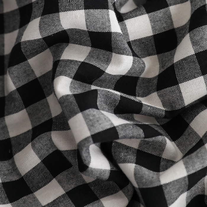 91家纺网 家纺一手货源 找家纺 寐眠2022全棉色织水洗棉夏被子被芯夏凉被四件套-羽丝棉 黑白小格