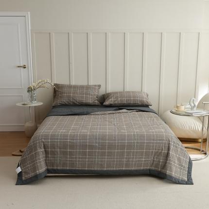 91家纺网 家纺一手货源 找家纺 （总）寐眠2022新款全棉色织水洗棉夏被子被芯（棉花芯）