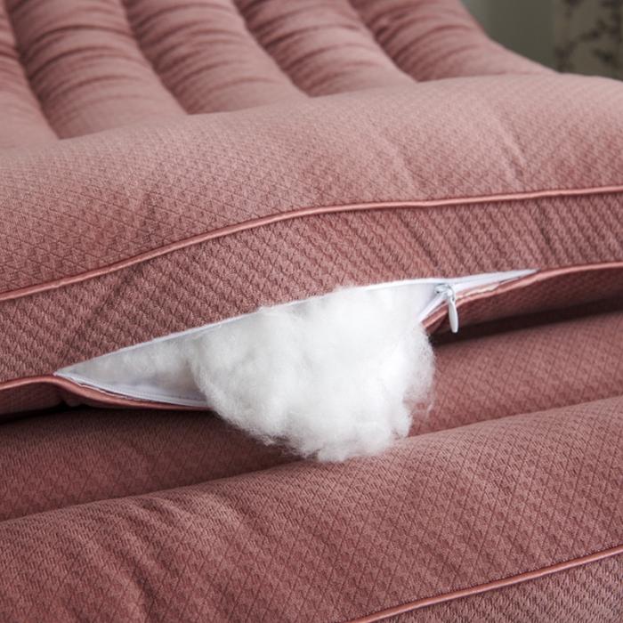 91家纺网 家纺一手货源 找家纺 赛格时代家居 牛奶绒舒适护颈羽丝绒枕头 低枕