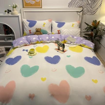 91家纺网 家纺一手货源 找家纺 （总）798家纺 2022新款全棉水洗棉印花四件套