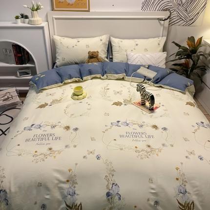 91家纺网 家纺一手货源 找家纺 （总）798家纺 2022新款全棉水洗棉印花四件套