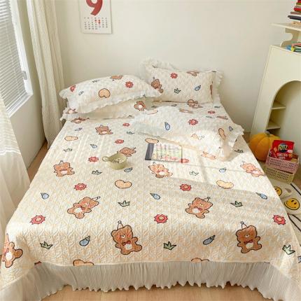 91家纺网 家纺一手货源 找家纺 （总）798家纺 2022新款针织棉床盖三件套