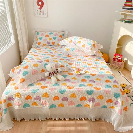 91家纺网 家纺一手货源 找家纺 （总）798家纺 2022新款针织棉床盖三件套