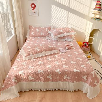 91家纺网 家纺一手货源 找家纺 （总）798家纺 2022新款针织棉床盖三件套