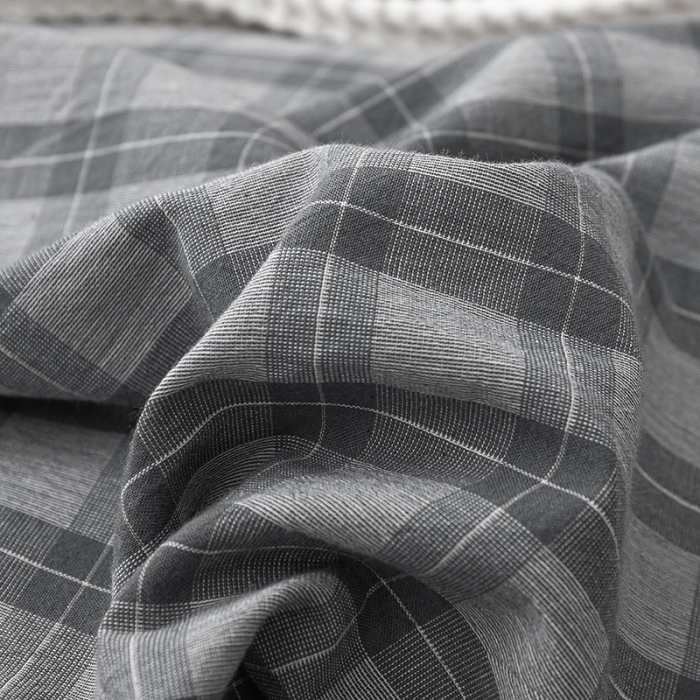 91家纺网 家纺一手货源 找家纺 ab家纺 2022新款全棉水洗棉四件套 加州  灰