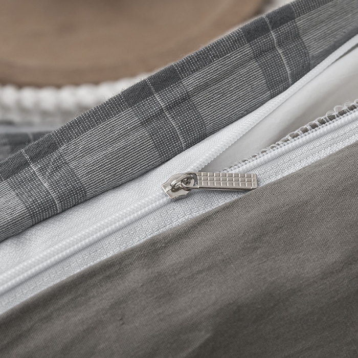 91家纺网 家纺一手货源 找家纺 ab家纺 2022新款全棉水洗棉四件套 加州  灰