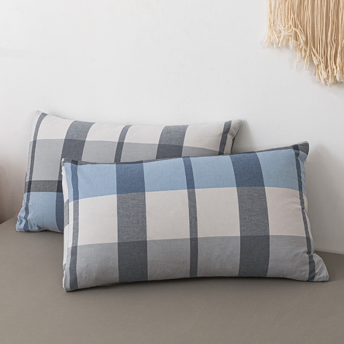 91家纺网 家纺一手货源 找家纺 ab家纺 2022新款全棉水洗棉四件套 梦田  兰