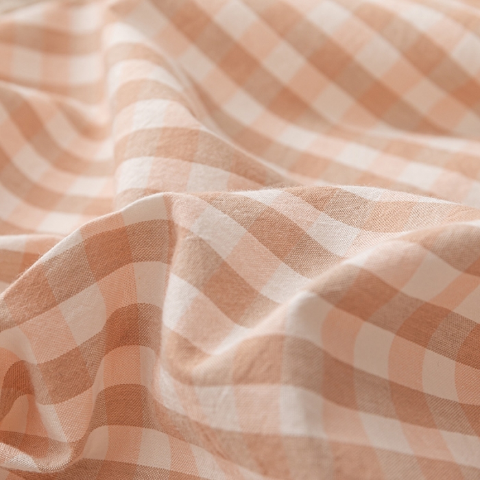 91家纺网 家纺一手货源 找家纺 ab家纺 2022新款全棉水洗棉四件套 蜜粉格