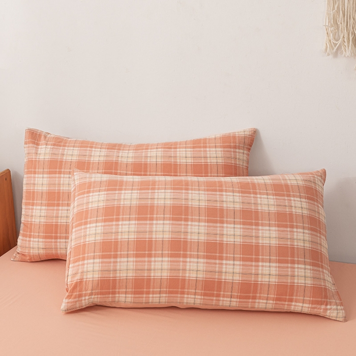 91家纺网 家纺一手货源 找家纺 ab家纺 2022新款全棉水洗棉四件套 乔南  桔