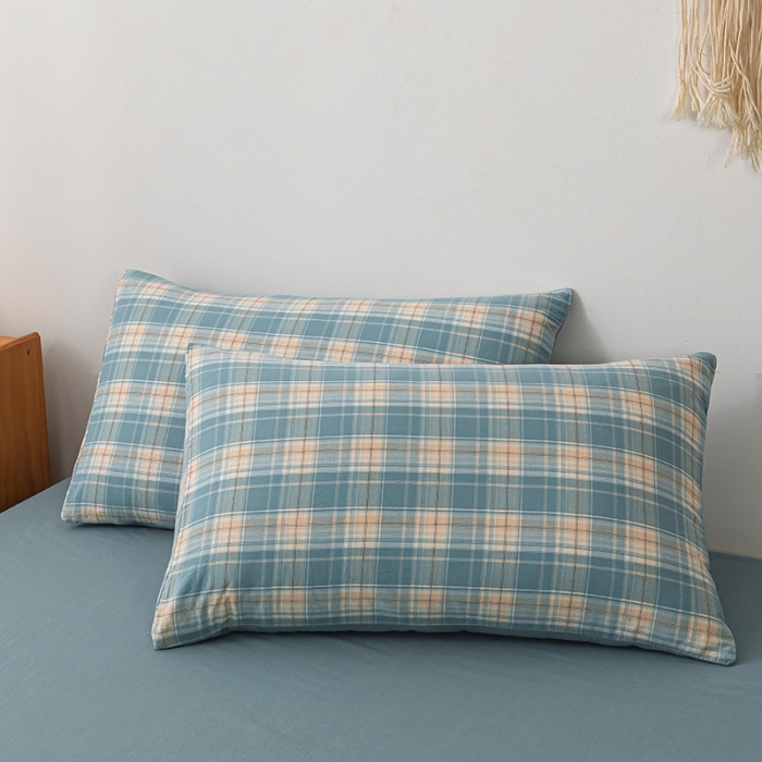 91家纺网 家纺一手货源 找家纺 ab家纺 2022新款全棉水洗棉四件套 乔南  兰