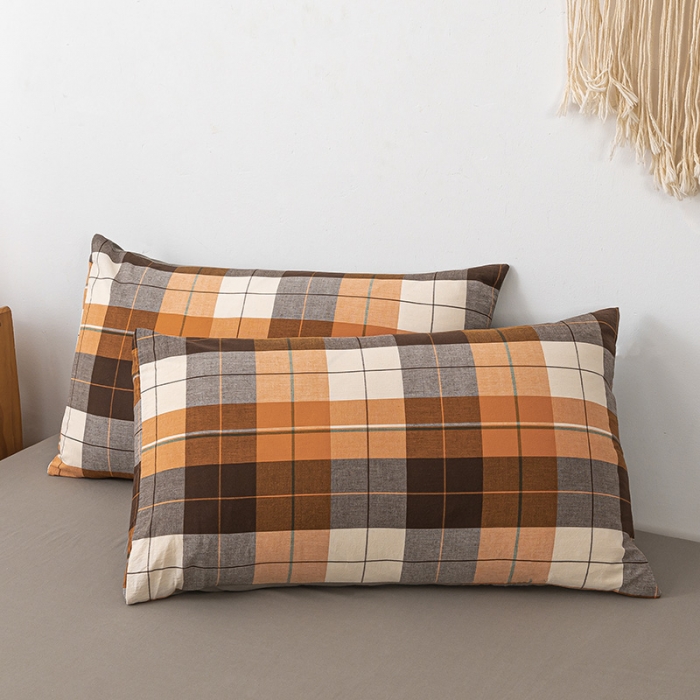 91家纺网 家纺一手货源 找家纺 ab家纺 2022新款全棉水洗棉四件套 乔伊   桔