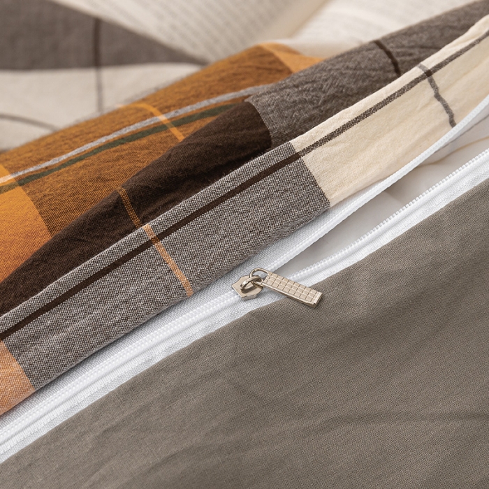 91家纺网 家纺一手货源 找家纺 ab家纺 2022新款全棉水洗棉四件套 乔伊   桔