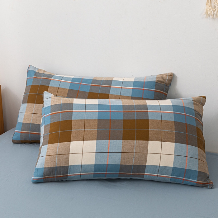 91家纺网 家纺一手货源 找家纺 ab家纺 2022新款全棉水洗棉四件套 乔伊  咖