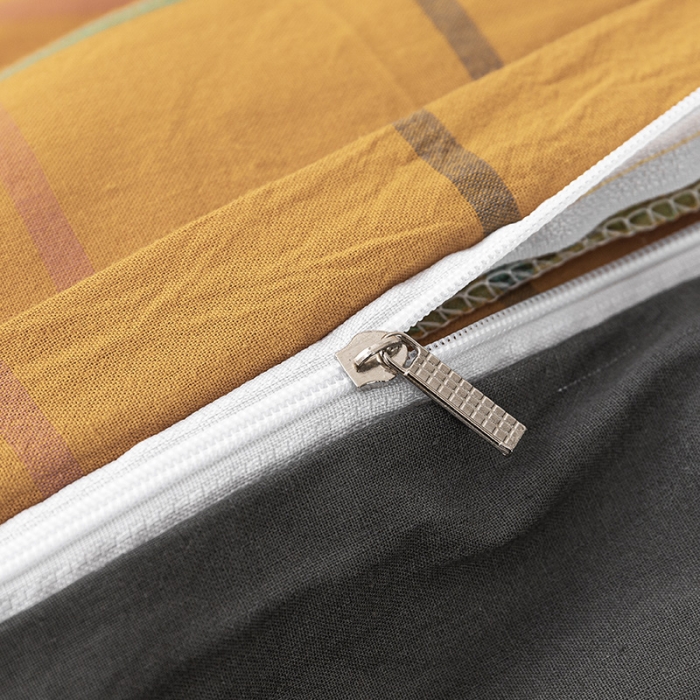 91家纺网 家纺一手货源 找家纺 ab家纺 2022新款全棉水洗棉四件套 维卡  姜黄