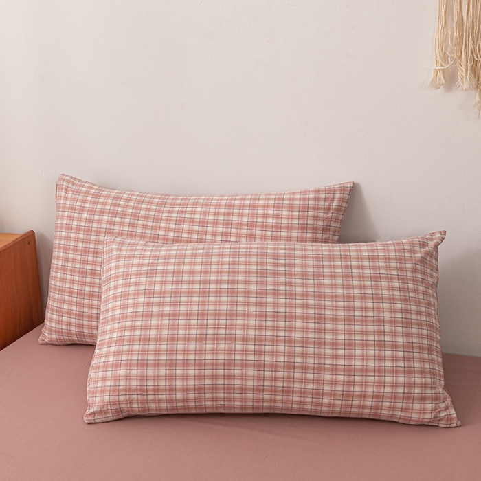 91家纺网 家纺一手货源 找家纺 ab家纺 2022新款全棉水洗棉四件套 寻梦  咖