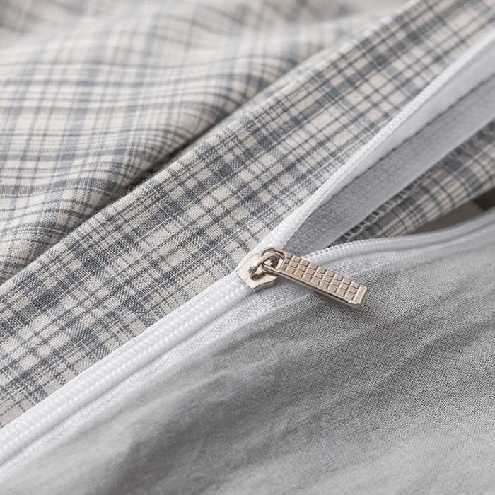 91家纺网 家纺一手货源 找家纺 ab家纺 2022新款全棉水洗棉四件套 周末  灰