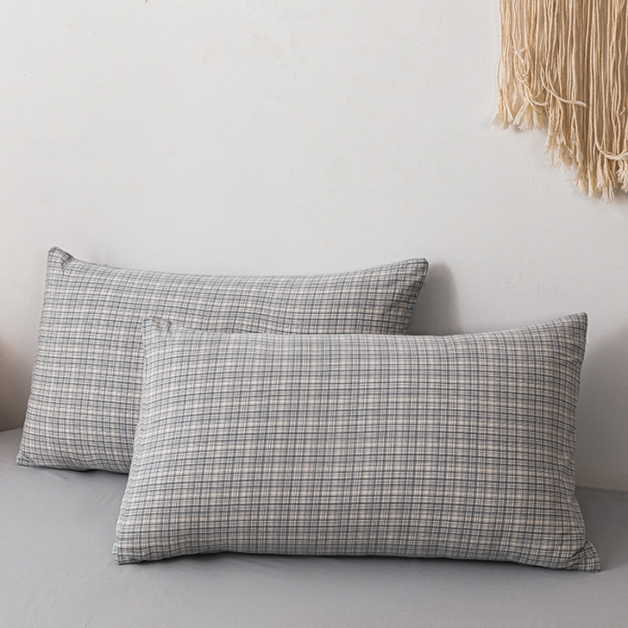 91家纺网 家纺一手货源 找家纺 ab家纺 2022新款全棉水洗棉四件套 周末  灰