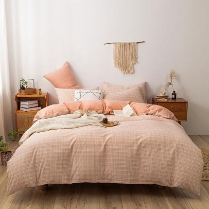 ab家纺 2022新款全棉水洗棉四件套 周末  玉