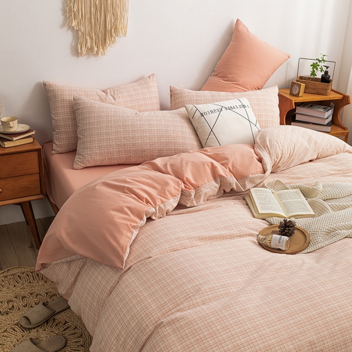 91家纺网 家纺一手货源 找家纺 ab家纺 2022新款全棉水洗棉四件套 周末  玉