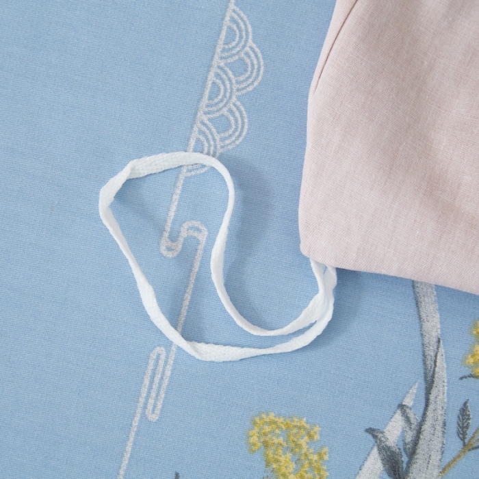 91家纺网 家纺一手货源 找家纺 金纱玉纺2022新款全棉大版印花13372四件套风和日丽-粉