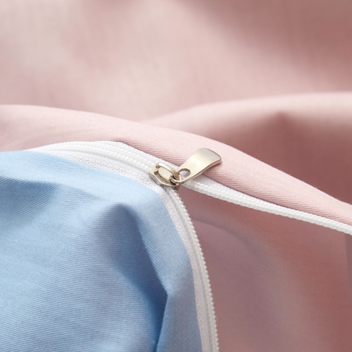 91家纺网 家纺一手货源 找家纺 金纱玉纺2022新款全棉大版印花13372四件套风和日丽-粉