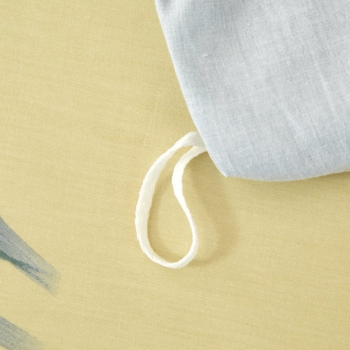 91家纺网 家纺一手货源 找家纺 金纱玉纺2022新款全棉大版印花13372四件套清风薇漾-兰