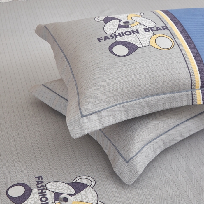 91家纺网 家纺一手货源 找家纺 金纱玉纺 2022新款全棉大版印花13372四件套 玄机