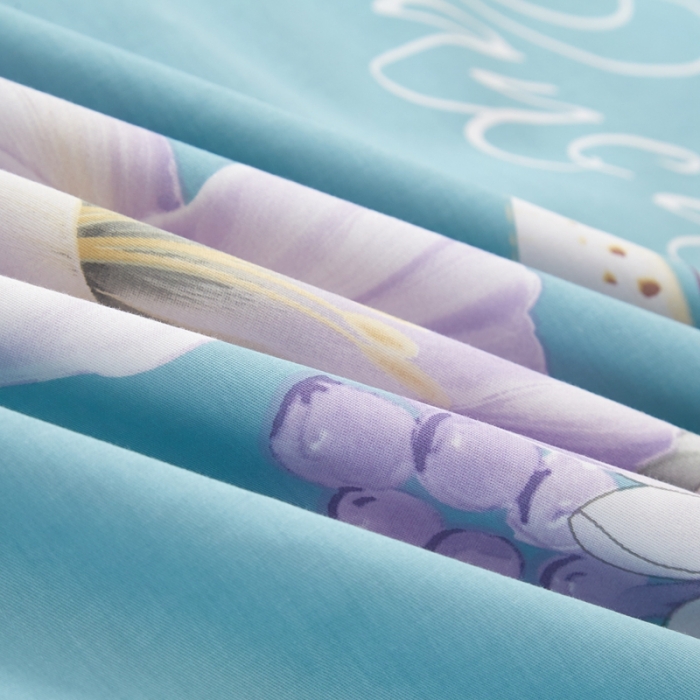 91家纺网 家纺一手货源 找家纺 金纱玉纺 2022新款全棉大版印花13372四件套 雪欣