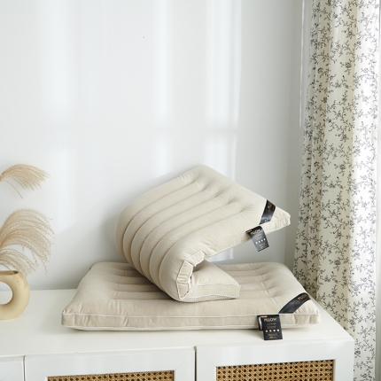 91家纺网 家纺一手货源 找家纺 （总）赛格时代家居 牛奶绒舒适护颈羽丝绒枕头 低枕