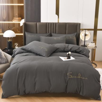 91家纺网 家纺一手货源 找家纺 （总）七仙女家纺 2025新款轻奢绣花双拼四件套直播货源稳定