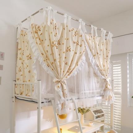 91家纺网 家纺一手货源 找家纺 卓尔居 2025新款学生伸缩蚊帐 小黄花