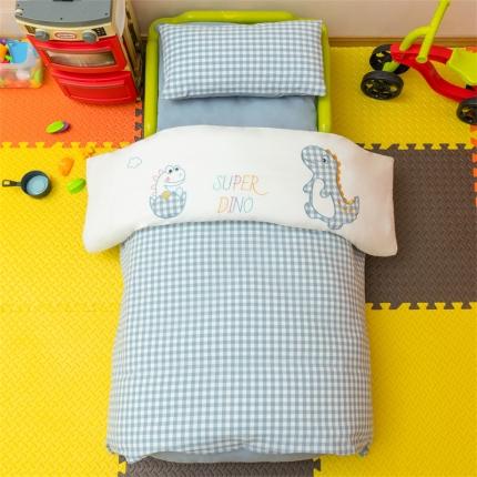 91家纺网 家纺一手货源 找家纺 (总)心卓 2023新款全棉水洗棉幼儿园多件套儿童三件套