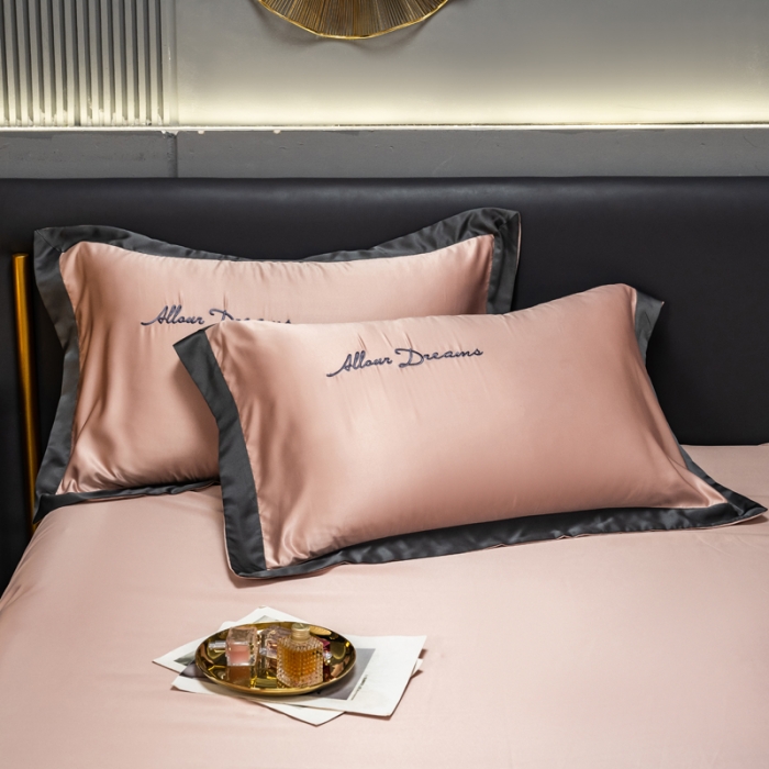 91家纺网 家纺一手货源 找家纺 （总）欧冠 2022新款高端绣花水洗真丝四件套