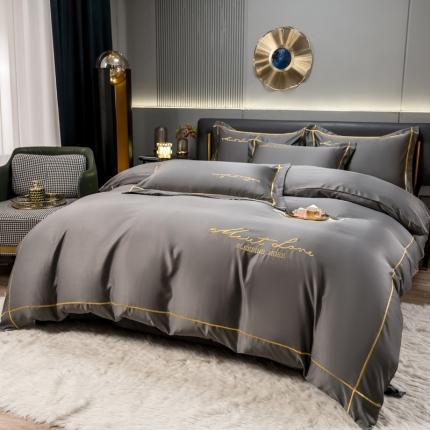 91家纺网 家纺一手货源 找家纺 （总）绒世界 2022新款高端水洗真丝四件套香格里拉系列