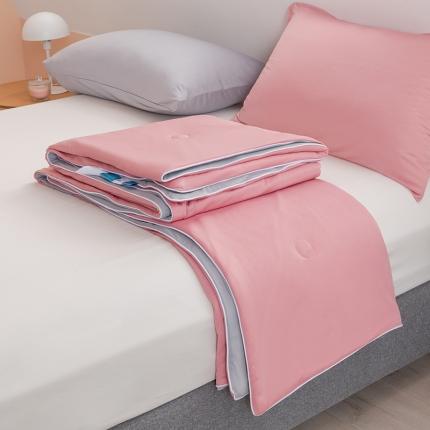 91家纺网 家纺一手货源 找家纺 (总)鸣升新款100%锦纶A类凉感丝夏被冰淇淋空调被网红直播