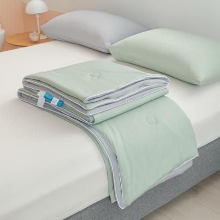 91家纺网 家纺一手货源 找家纺 (总)鸣升新款100%锦纶A类凉感丝夏被冰淇淋空调被网红直播