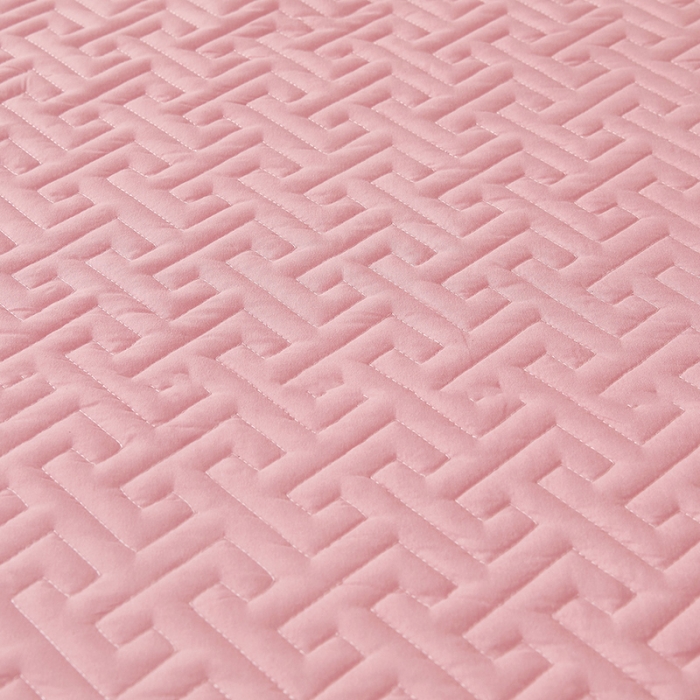 91家纺网 家纺一手货源 找家纺 给笠 2023新款直播爆款夹棉床笠 格律-温馨粉